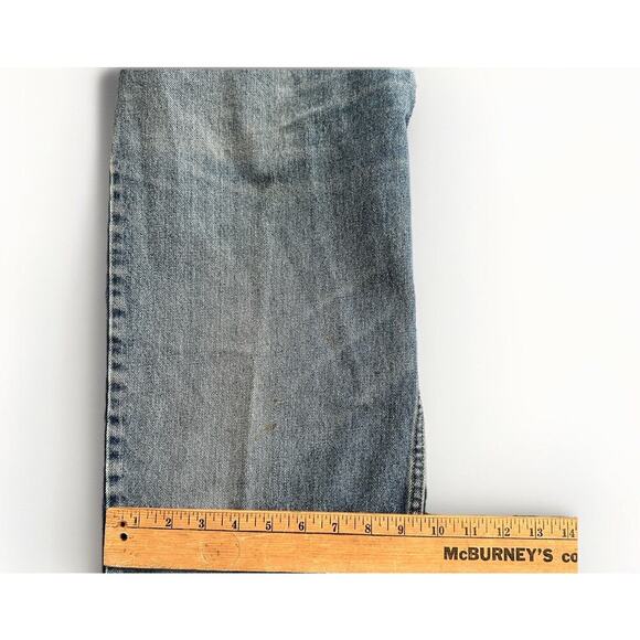 Levis 550 Relaxed Fit Baggy Jeans Size 33 x 30 Medium Wash 100% Cotton Y2K - Picture 8 of 11